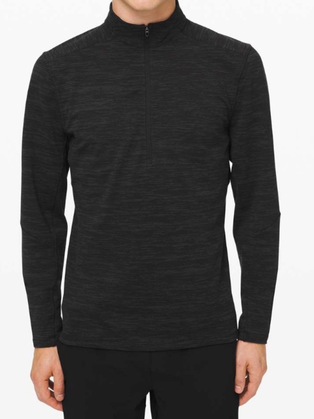 Lululemon City Sweat 1/2 Zip Pullover Black Jacquard Camo Size M